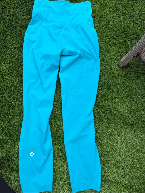 lululemon athletica Pants - lululemon athletica Bright Turquoise High-Waist Leggings
